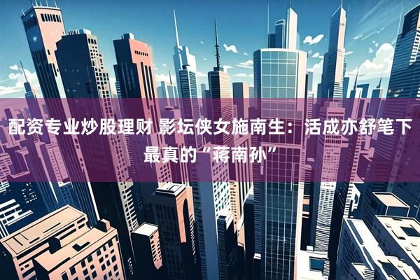 配资专业炒股理财 影坛侠女施南生：活成亦舒笔下最真的“蒋南孙”